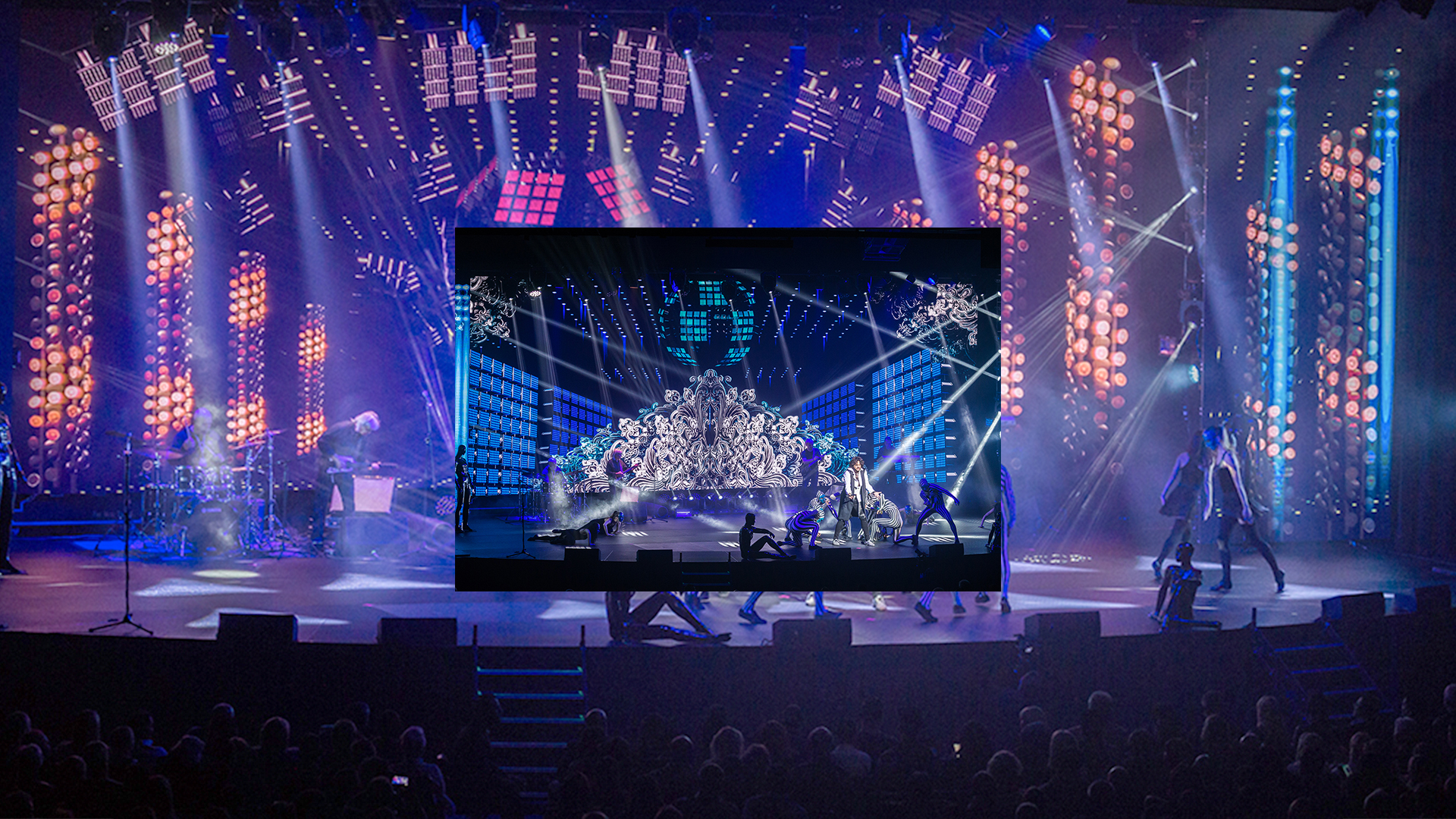 Modern Trade Show Booths Using Seamless LED Corners